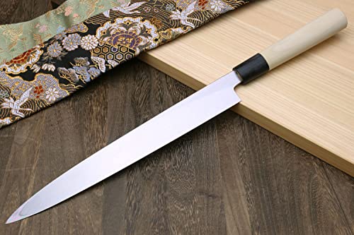 Yoshihiro Shiroko High Carbon Steel Yanagi Knife (10.5'')
