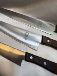 Vintage Vanadium Japanese Knife Set of 3