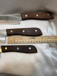 Vintage Vanadium Japanese Knife Set of 3