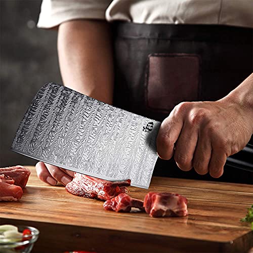 6.5" Falcon S Series Japanese Cleaver Knife with G10 Handle
