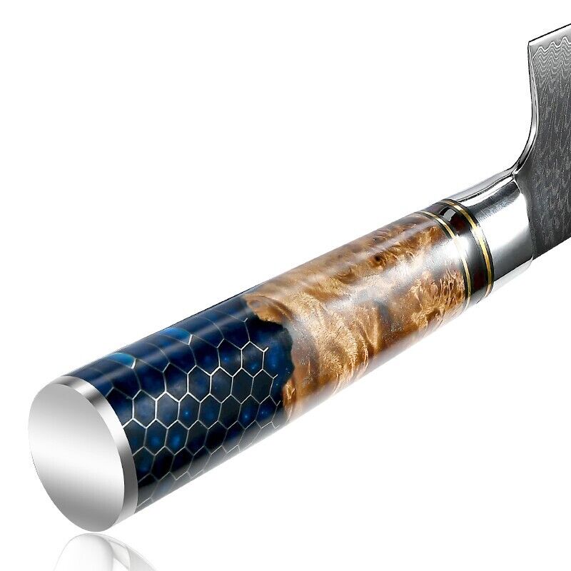 8-inch Damascus Chef Knife for Precision Japanese Cooking