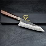 Japanese Damascus Chef Knife with Rosewood Handle