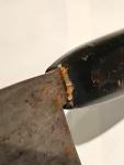 Rare Vintage Japanese Chef Deba Knife