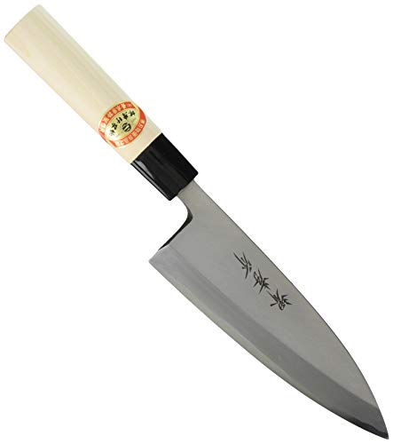 Sakai Takayuki 165mm Deba Knife - Kasumitogi White Steel