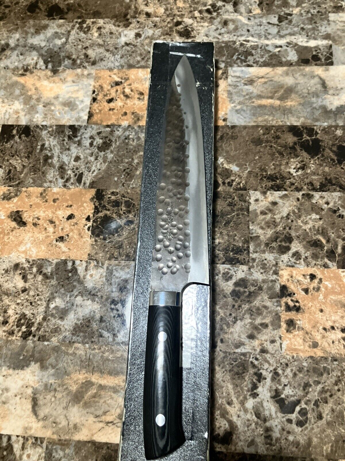 Takeshi Saji 240mm Aogomi Super Steel Western Micarta