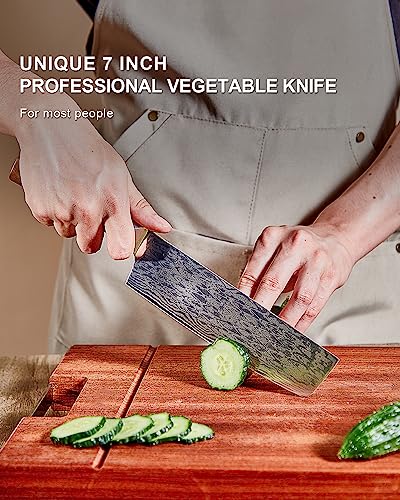 TUO 7 inch Nakiri Japanese Kitchen Knife