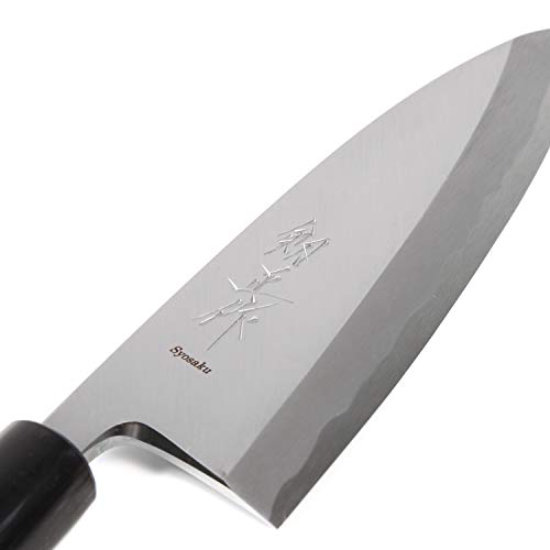 6-inch Syosaku Japanese Sushi Fillet Chef Knife Shiroko (White Steel)