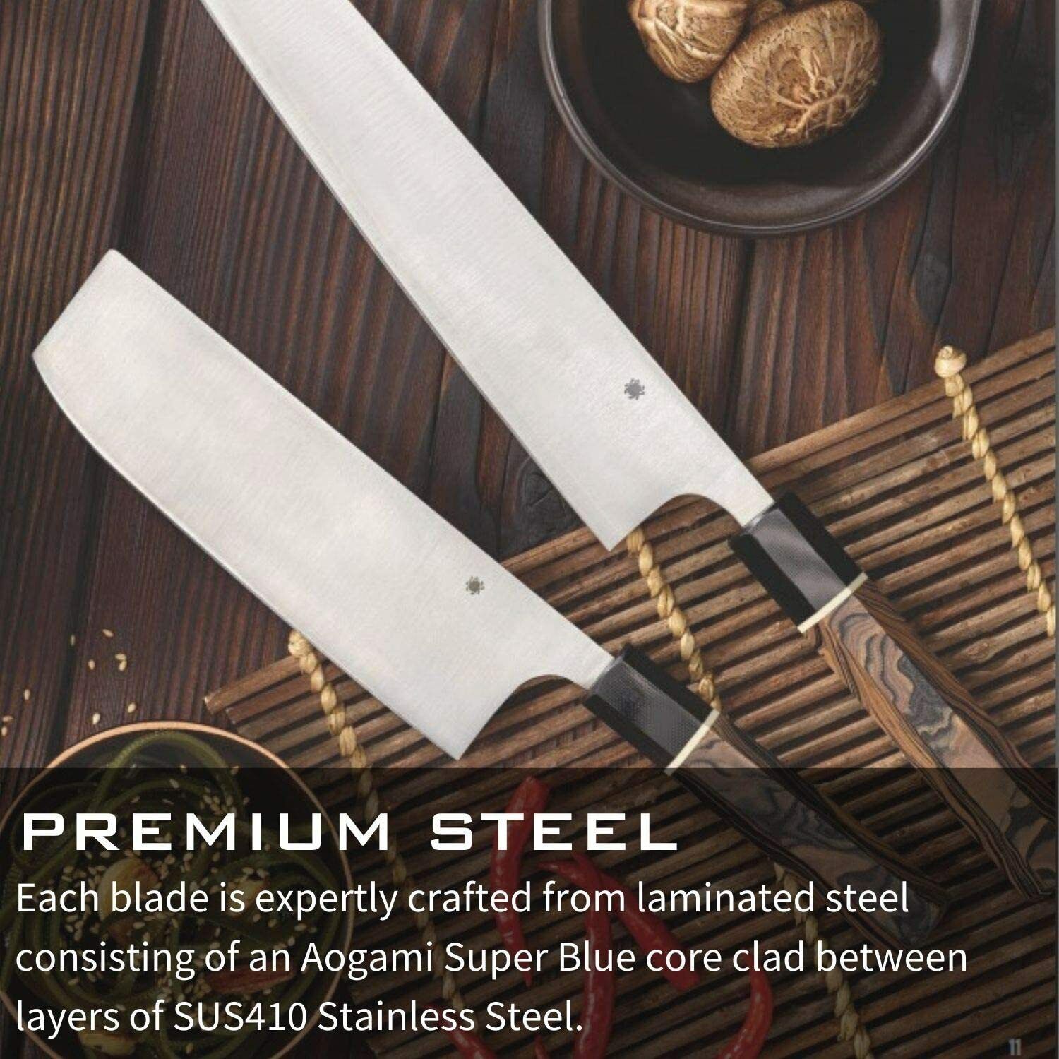High-Quality Spyderco Itamae Funayuki Japanese Kitchen Knife