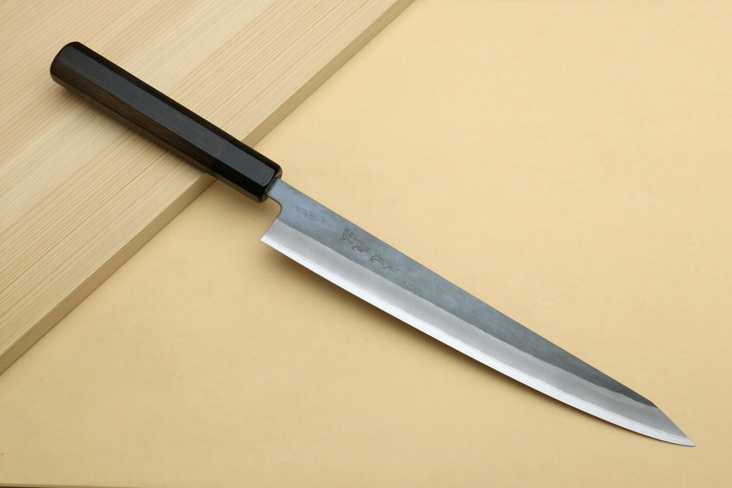 Yoshihiro Kurouchi Black-Forged Blue Steel Sujihiki Slicer