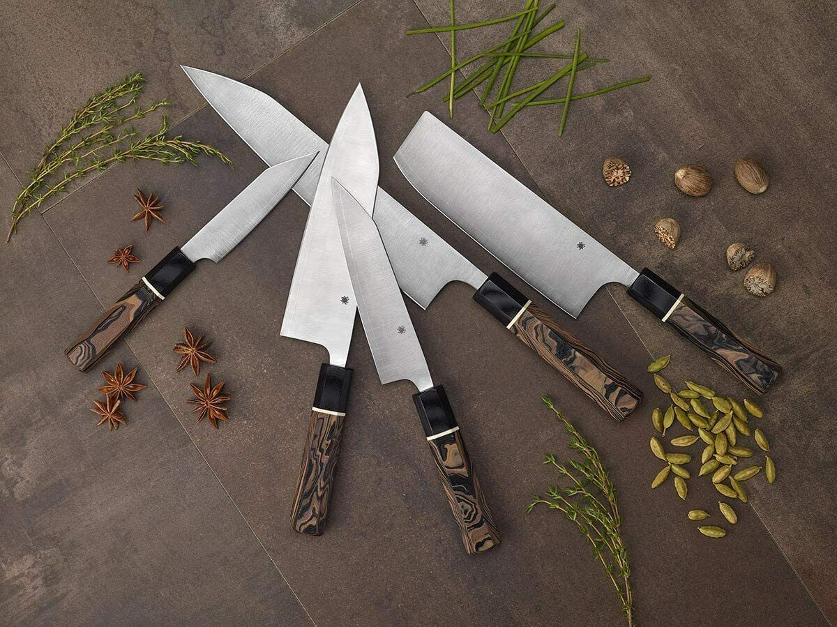 High-Quality Spyderco Itamae Funayuki Japanese Kitchen Knife