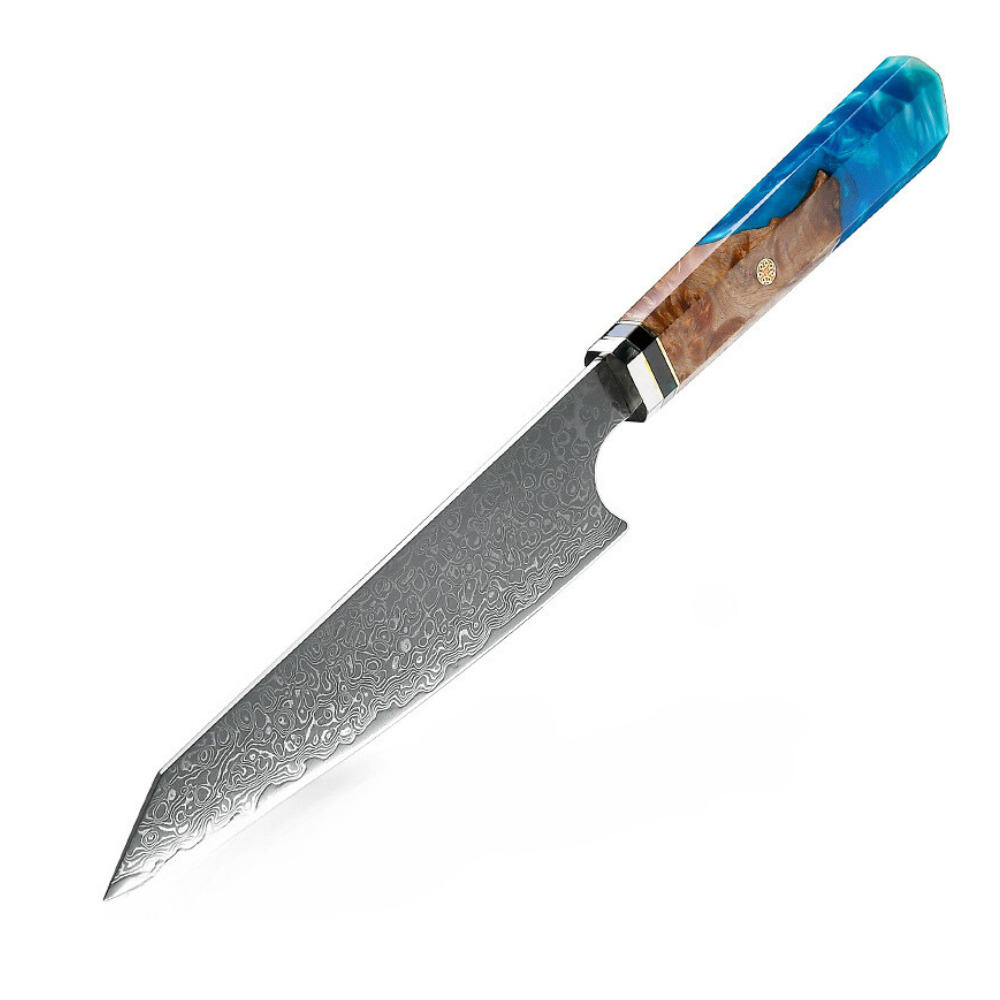 Handmade Damascus Japanese Chef's Knife 6.5in