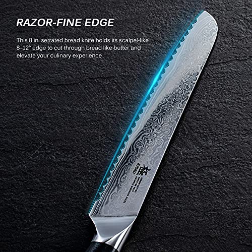 8" KYOKU Serrated Bread Knife - Shogun Series