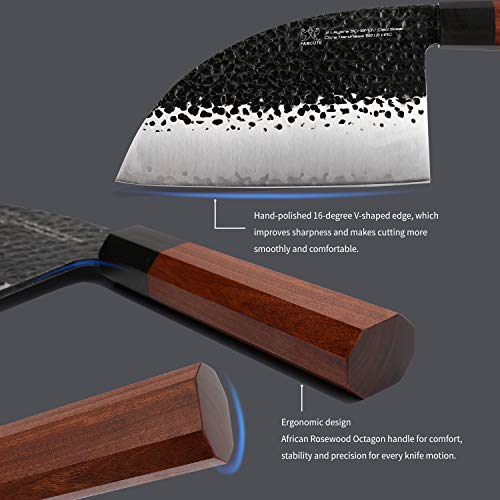 FAMCÜTE 6.5 inch Japanese Butcher Knife
