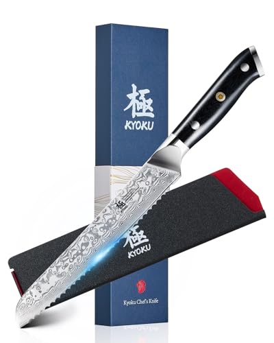 KYOKU Gin 8" Japanese Bread Slicing Knife