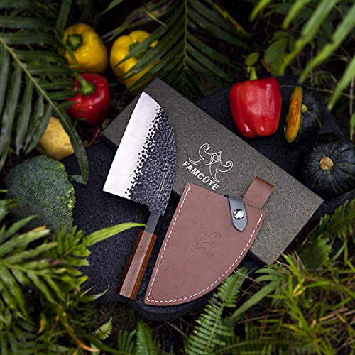 FAMCÜTE 6.5 inch Japanese Butcher Knife