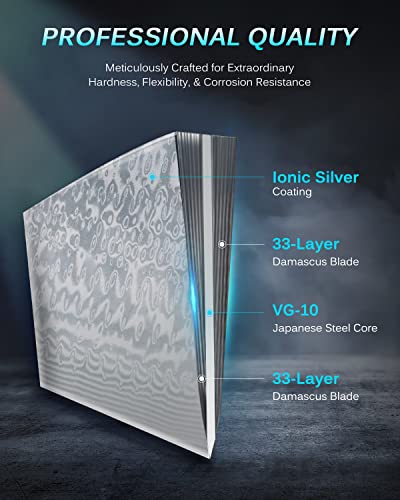 KYOKU Gin 8" Japanese Bread Slicing Knife