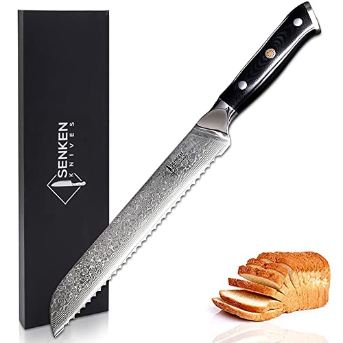 67-Layer Japanese VG10 Steel Bread Knife - Shogun Collection