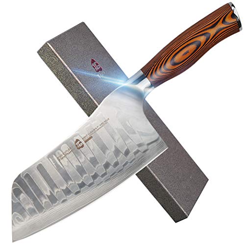 7" Fiery Phoenix Series Japanese Cutlery Cleaver Knife