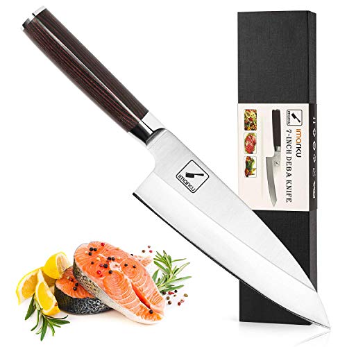 imarku 7" Ultra Sharp Deba Sushi Knife