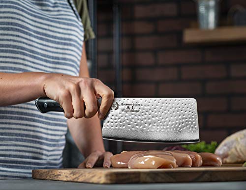 Japanese Damascus Steel Meat Cleaver - Ultra Sharp