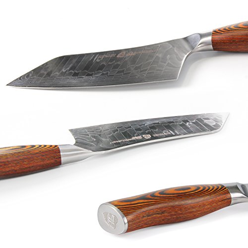 7" Fiery Phoenix Series Japanese Cutlery Cleaver Knife