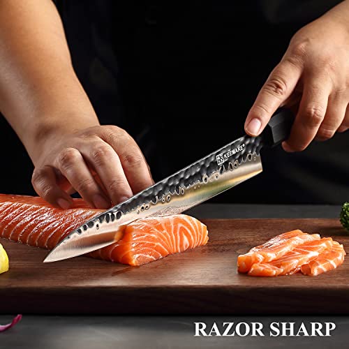 KEEMAKE 10" Yanagiba Knife, 440C Stainless Steel