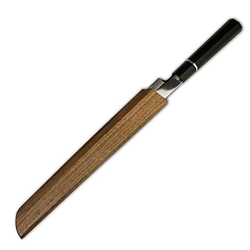 11" Japanese Sashimi slicing knife: Damascus Yanagiba