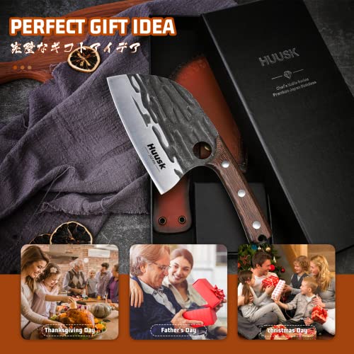 Japanese Chef Knife - Huusk Upgraded Meat Cleaver