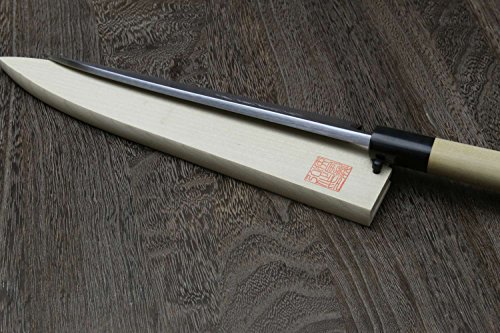 Yoshihiro Kasumi White Steel Mioroshi Filet Knife (9.5")