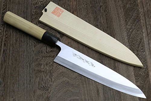 Yoshihiro Kasumi White Steel Mioroshi Filet Knife (9.5")