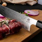 KATSU 8-inch Kiritsuke Chef Knife - Damascus