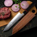 KATSU 8-inch Kiritsuke Chef Knife - Damascus
