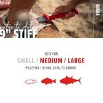 Precision 9-Inch Stiff Fillet Knife with Grip