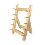 Five-Tier Wooden Knife Rack for Precision Knives