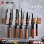 KEEMAKE 7-Inch Nakiri Vegetable Knife - Japanese Steel