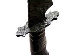 Handmade Damascus Steel Hunting Knife with Rosewood Handle