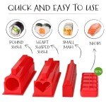 Sushi Roll Making Kit with Knife & Mat Set