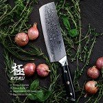 Kyoku Shogun 7" Nakiri Knife - VG10 Damascus