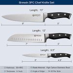 Brewin Japanese Precision Knife Set, 3 Pieces