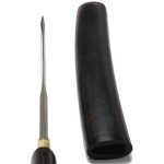 Handmade Japanese Tantō Knife with Ebony Sheath