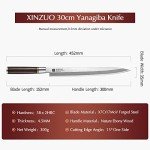 XINZUO 12" Japanese Sashimi Yanagiba Knife