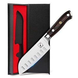 Ultra Sharp 5-Inch Santoku Knife with Pakkawood Handle