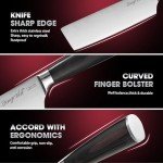 Dingerkit 7" Nakiri Knife - Japanese Damascus Steel