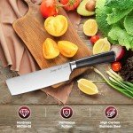 Dingerkit 7" Nakiri Knife - Japanese Damascus Steel