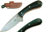 Damascus Steel Full-Tang Japanese Handy Knife
