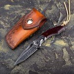 Japanese VG10 Damascus Steel Folding Pocket Knife