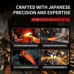 Santoku Japanese Chef Knife Set - Hand Forged