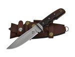 Handmade Damascus Hunting Knife with Rosewood Handle