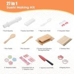 Sushi Making Kit with Japanese Knives & Tools