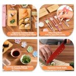 Sushi Making Kit with Japanese Knives & Tools
